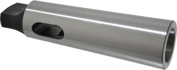 Interstate - MT4 Inside Morse Taper, MT5 Outside Morse Taper, Standard Reducing Sleeve - Soft with Hardened Tang, 3/4" Projection, 171mm OAL, 45.5mm Body Diam - Exact Tooling