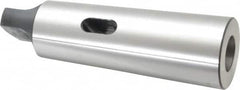 Interstate - MT4 Inside Morse Taper, MT6 Outside Morse Taper, Standard Reducing Sleeve - Soft with Hardened Tang, 3/8" Projection, 218mm OAL, 63.8mm Body Diam - Exact Tooling