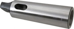 Interstate - MT5 Inside Morse Taper, MT6 Outside Morse Taper, Standard Reducing Sleeve - Soft with Hardened Tang, 3/8" Projection, 218mm OAL, 63.8mm Body Diam - Exact Tooling
