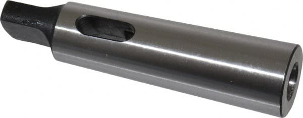 Interstate - MT1 Inside Morse Taper, MT3 Outside Morse Taper, Standard Reducing Sleeve - Hardened & Ground Throughout, 1/4" Projection, 175mm OAL, 20mm Body Diam - Exact Tooling