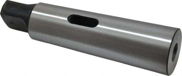 Interstate - MT1 Inside Morse Taper, MT4 Outside Morse Taper, Standard Reducing Sleeve - Hardened & Ground Throughout, 1/4" Projection, 200mm OAL, 20mm Body Diam - Exact Tooling