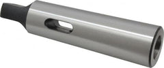 Interstate - MT2 Inside Morse Taper, MT4 Outside Morse Taper, Standard Reducing Sleeve - Hardened & Ground Throughout, 1/4" Projection, 215mm OAL, 30mm Body Diam - Exact Tooling