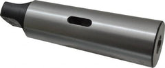 Interstate - MT2 Inside Morse Taper, MT5 Outside Morse Taper, Standard Reducing Sleeve - Hardened & Ground Throughout, 1/4" Projection, 247mm OAL, 30mm Body Diam - Exact Tooling