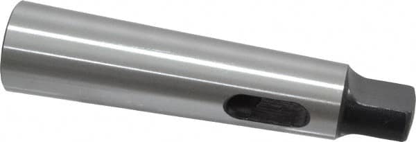 Interstate - MT3 Inside Morse Taper, MT4 Outside Morse Taper, Standard Reducing Sleeve - Hardened & Ground Throughout, 3/4" Projection, 240mm OAL, 36mm Body Diam - Exact Tooling