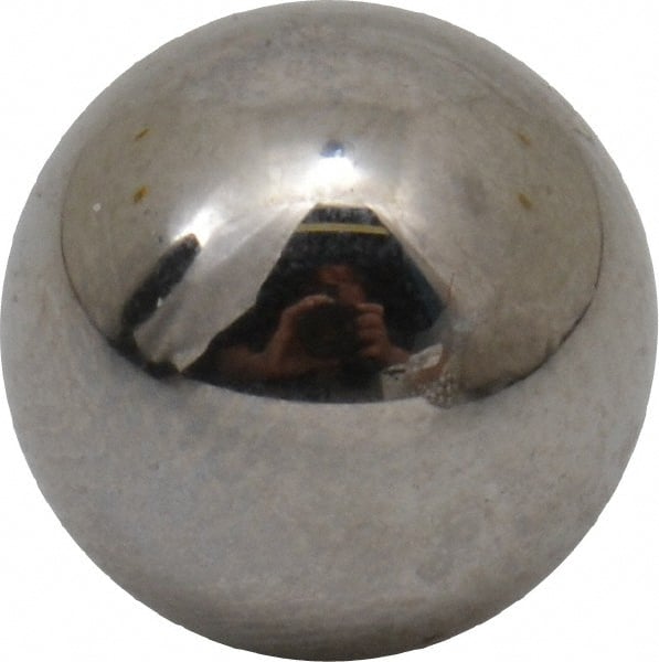 Value Collection - 11/32 Inch Diameter, Grade 25, Chrome Steel Ball - 62 to 66 C Hardness, 0.00005 Inch Diameter Deviation, 0.000025 Inch Sphericity - Exact Tooling