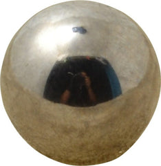 Value Collection - 13/32 Inch Diameter, Grade 25, Chrome Steel Ball - 62 to 66 C Hardness, 0.00005 Inch Diameter Deviation, 0.000025 Inch Sphericity - Exact Tooling