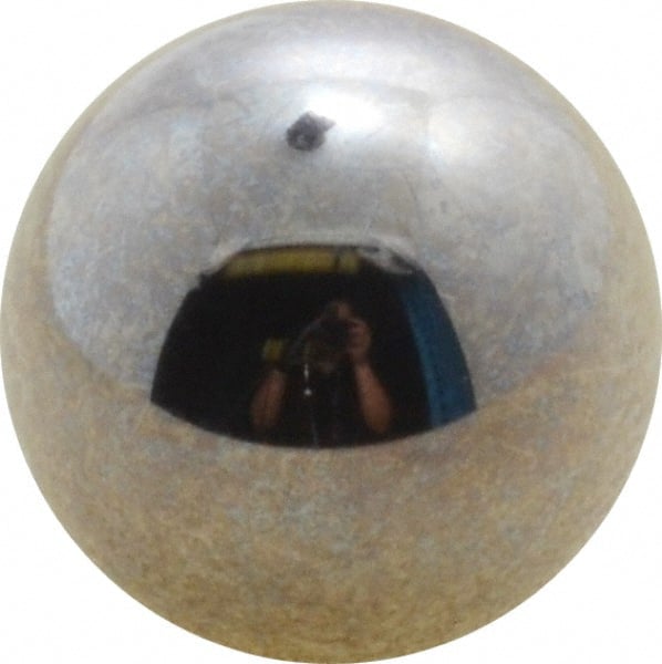 Value Collection - 1/2 Inch Diameter, Grade 25, Chrome Steel Ball - 62 to 66 C Hardness, 0.00005 Inch Diameter Deviation, 0.000025 Inch Sphericity - Exact Tooling