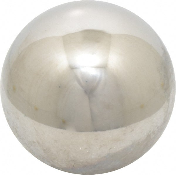 Value Collection - 2 Inch Diameter, Grade 100, 440-C Stainless Steel Ball - 57 - 61 C Hardness, 0.0005 Inch Sphericity, 0.0005 Inch Diameter Deviation - Exact Tooling