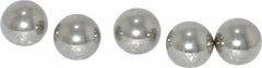 Value Collection - 1/4 Inch Diameter, Grade 100, 316 Stainless Steel Ball - 40 - 45 C Hardness, 0.0001 Inch Sphericity, 0.0001 Inch Diameter Deviation - Exact Tooling