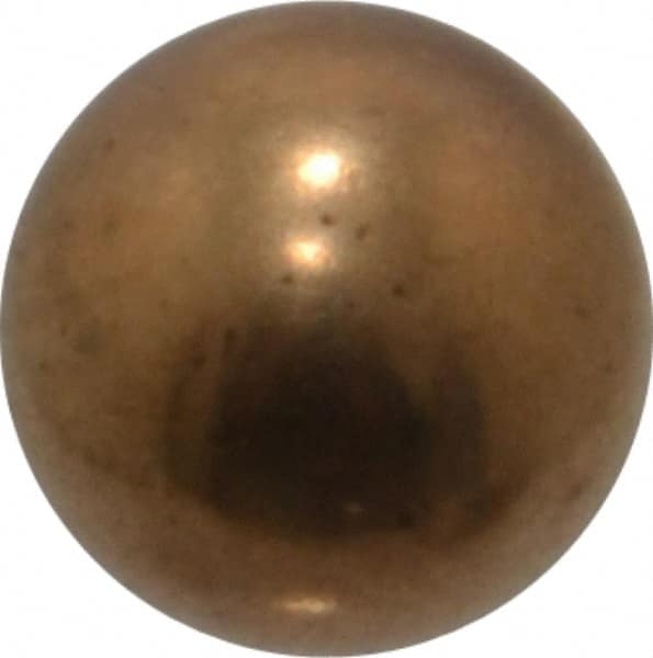 Value Collection - 5/16 Inch Diameter Brass Ball - 0.0002 Inch Sphericity, Grade 200, 75 to 87 B Hardness - Exact Tooling