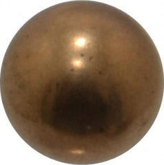 Value Collection - 5/16 Inch Diameter Brass Ball - 0.0002 Inch Sphericity, Grade 200, 75 to 87 B Hardness - Exact Tooling
