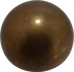 Value Collection - 3/8 Inch Diameter Brass Ball - 0.0002 Inch Sphericity, Grade 200, 75 to 87 B Hardness - Exact Tooling