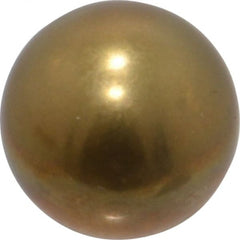 Value Collection - 7/16 Inch Diameter Brass Ball - 0.0002 Inch Sphericity, Grade 200, 75 to 87 B Hardness - Exact Tooling