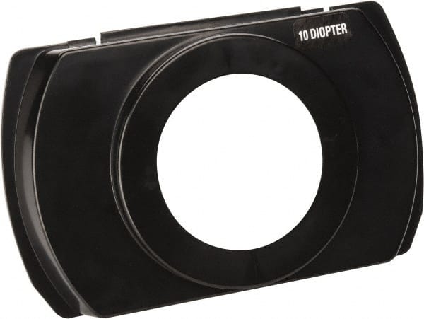 Electrix - 8 Diopter, 3" Wide, Task & Machine Light Magnifier Lens - Black, For Use with 7450 & 7452 Magnifiers - Exact Tooling