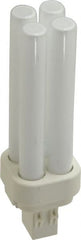 Electrix - 13 Watt Fluorescent Commercial/Industrial 2 Pin Lamp - 3,000°K Color Temp, PLC - Exact Tooling
