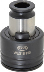 Bilz - 0.194" Tap Shank Diam, 0.152" Tap Square Size, 3/16", #10 Tap, #1 Tapping Adapter - 0.2756" Projection, 0.669" Tap Depth, 1.1221" OAL, 3/4" Shank OD, Through Coolant, Series WES 1 - Exact Tooling
