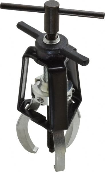 Posi Lock Puller - Steel 3-Jaw Miniature Bearing Puller Posilock Puller - 2-1/4" Reach, For Bearings, Gears & Pulleys - Exact Tooling