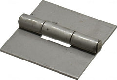 Value Collection - 2" Long x 2" Wide x 0.075" Thick, 316 Stainless Steel Commercial Hinge - 0.187" Pin Diam - Exact Tooling