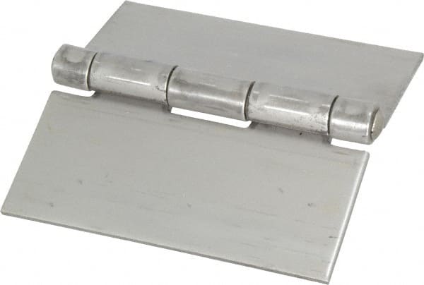 Value Collection - 4" Long x 4" Wide x 0.12" Thick, 316 Stainless Steel Commercial Hinge - 0.25" Pin Diam - Exact Tooling