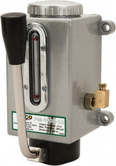 Trico - 450 cm Reservoir Capacity, 8 cm Output per Stroke, Manual Central Lubrication System - 100mm Wide x 200mm High, Oil, 5/16-24 Outlet Thread - Exact Tooling