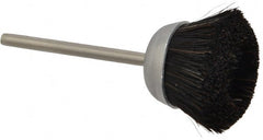 Osborn - 1" Diam, 1/8" Shank Straight Wire Cup Brush - 0.012" Filament Diam, 25,000 Max RPM - Exact Tooling