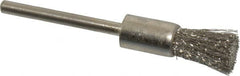 Osborn - 5/16" Brush Diam, End Brush - 1/8" Diam Shank, 25,000 Max RPM - Exact Tooling