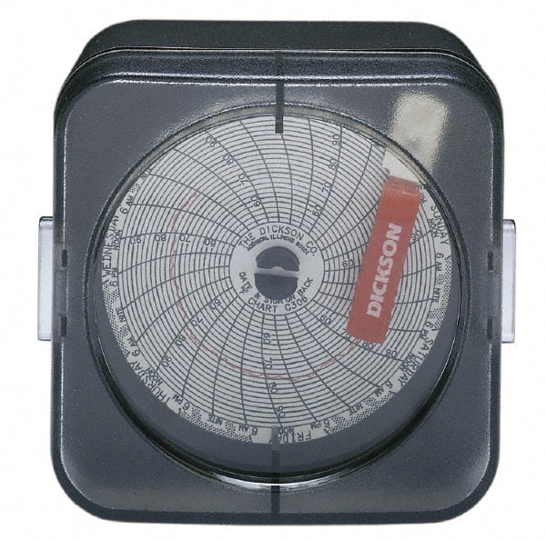 Dickson - 76 to 122°F, 7 Days Recording Time Chart - 3 Inch Diameter, Use with Sc3 Recorders - Exact Tooling