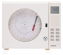 Dickson - 32 to 122°F, 31 Day Recording Time Chart - 8 Inch Diameter, Use with Esx Recorders - Exact Tooling