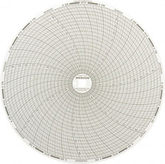Dickson - 32 to 122°F, 7 Day Recording Time Chart - 8 Inch Diameter, Use with Esx Recorders - Exact Tooling