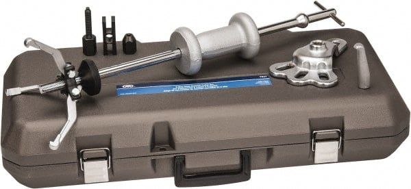 OTC - 13 Piece, 5 Ton Capacity, 4-1/2" Spread, Hammer Puller Set - 3 Jaws, 13-3/8" OAL, 6-1/2" Reach - Exact Tooling