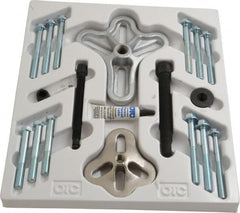 OTC - 16 Piece, 5 Ton Capacity, 4" Spread, Flange-Type Puller Set - 12-1/4" OAL - Exact Tooling