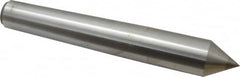 Made in USA - Carbide-Tipped Alloy Steel Standard Point Solid Dead Center - B&S 10 Brown & Sharpe Taper, 8-17/32" OAL - Exact Tooling