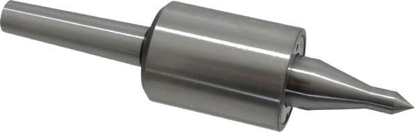 Riten - MT2 Taper Shank, 1-3/4" Head Diam 4,600 Lb Capacity Live Center - 5,000 Max RPM, 2-3/8" Head Length, 3/8" Point Diam, 2" Point Len, 310 Lb Max Workpc, 3/8" Tip Diam, Long Point - Exact Tooling