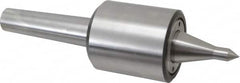 Riten - MT4 Taper Shank, 2-7/8" Head Diam 1,100 Lb Capacity Live Center - 5,500 Max RPM, 3-5/16" Head Length, 1/2" Point Diam, 2-1/2" Point Len, 1,100 Lb Max Workpc, 15/16" Tip Diam, Long Point - Exact Tooling