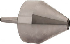 Riten - MT2 Taper Shank, 4" Head Diam 8,000 Lb Capacity Live Center - 4-9/32" Head Length, 1" Point Diam, 4.2813" Point Len, 2,000 Lb Max Workpc, Bull Nose Point - Exact Tooling