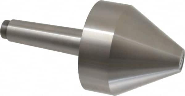 Riten - MT4 Taper Shank, 4" Head Diam 8,000 Lb Capacity Live Center - 4-9/32" Head Length, 1" Point Diam, 4.2813" Point Len, 4,800 Lb Max Workpc, Bull Nose Point - Exact Tooling