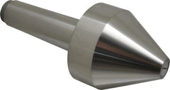 Riten - MT5 Taper Shank, 4" Head Diam 8,000 Lb Capacity Live Center - 4-9/32" Head Length, 1" Point Diam, 4.2813" Point Len, 4,800 Lb Max Workpc, Bull Nose Point - Exact Tooling