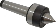 Bison - MT4 Taper Shank, 2.52" Head Diam 1,850 Lb Capacity Live Center - 3,000 Max RPM, 1.1" Point Diam, 1.24" Point Len, 1,850 Lb Max Workpc, 7.24" OAL, 1.24" Long Tip, Standard Point - Exact Tooling
