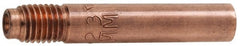 Victor - Replacement MIG Gun Tweco Style Series 14 Welder Nozzle/Tip/Insulator - 0.023" Wire Outside Diam - Exact Tooling