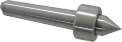 Riten - MT2 Taper Shank, 1-1/4" Head Diam 1,500 Lb Capacity Live Center - 1,000 Max RPM, 3/4" Head Length, 3/4" Point Diam, 13/16" Point Len, 400 Lb Max Workpc, Standard Point - Exact Tooling