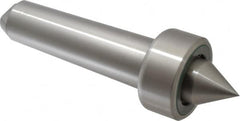 Riten - MT5 Taper Shank, 2-13/16" Head Diam 9,400 Lb Capacity Live Center - 1,000 Max RPM, 1-13/32" Head Length, 1-1/2" Point Diam, 1-1/2" Point Len, 3,800 Lb Max Workpc, Standard Point - Exact Tooling