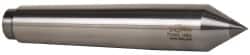 Riten - 1.231" Head Diam, Carbide-Tipped Steel Standard Point Half Dead Center - 4MT Morse Taper, 1.231" Point Diam, 6-3/4" OAL - Exact Tooling