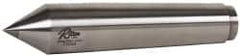 Riten - 1.748" Head Diam, Carbide-Tipped Steel Standard Point Half Dead Center - 5MT Morse Taper, 1.748" Point Diam, 8-1/2" OAL - Exact Tooling