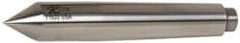 Riten - 0.7" Head Diam, Hardened Tool Steel Standard Point Half Dead Center - 2MT Morse Taper, 0.7" Point Diam, 4-3/16" OAL - Exact Tooling