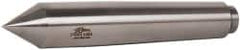 Riten - 0.938" Head Diam, Hardened Tool Steel Standard Point Solid Dead Center - 3MT Morse Taper, 0.938" Point Diam, 5-1/4" OAL - Exact Tooling