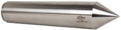 Riten - 2.494" Head Diam, Hardened Tool Steel Standard Point Solid Dead Center - 6MT Morse Taper, 2.494" Point Diam, 11-1/2" OAL - Exact Tooling