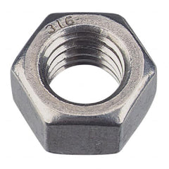 Value Collection - M5x0.80 Metric Coarse Steel Right Hand Hex Nut - 8mm Across Flats, 4mm High, Zinc-Plated Finish - Exact Tooling
