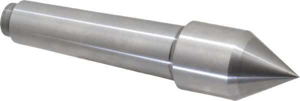 Riten - 1-1/4" Head Diam, Carbide-Tipped Steel Standard Point Solid Dead Center - 3MT Morse Taper, 1-1/4" Point Diam - Exact Tooling