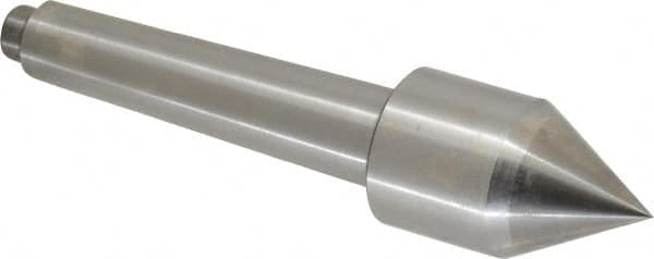 Riten - 1-1/4" Head Diam, Carbide-Tipped Steel Standard Point Solid Dead Center - Jarno 6 Taper, 1-1/4" Point Diam - Exact Tooling