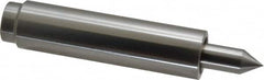 Concentric - Straight Shank, Live Center - 3,000 Max RPM, 0.378" Point Diam, 0.88" Point Len, 274 Lb Max Workpiece, Standard Point - Exact Tooling